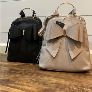Backpack bow purse